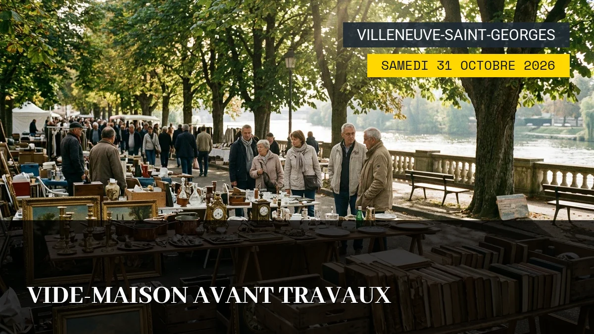 Affiche de l'événement : Vide-Maison Avant Travaux – Samedi 31 Octobre 2026