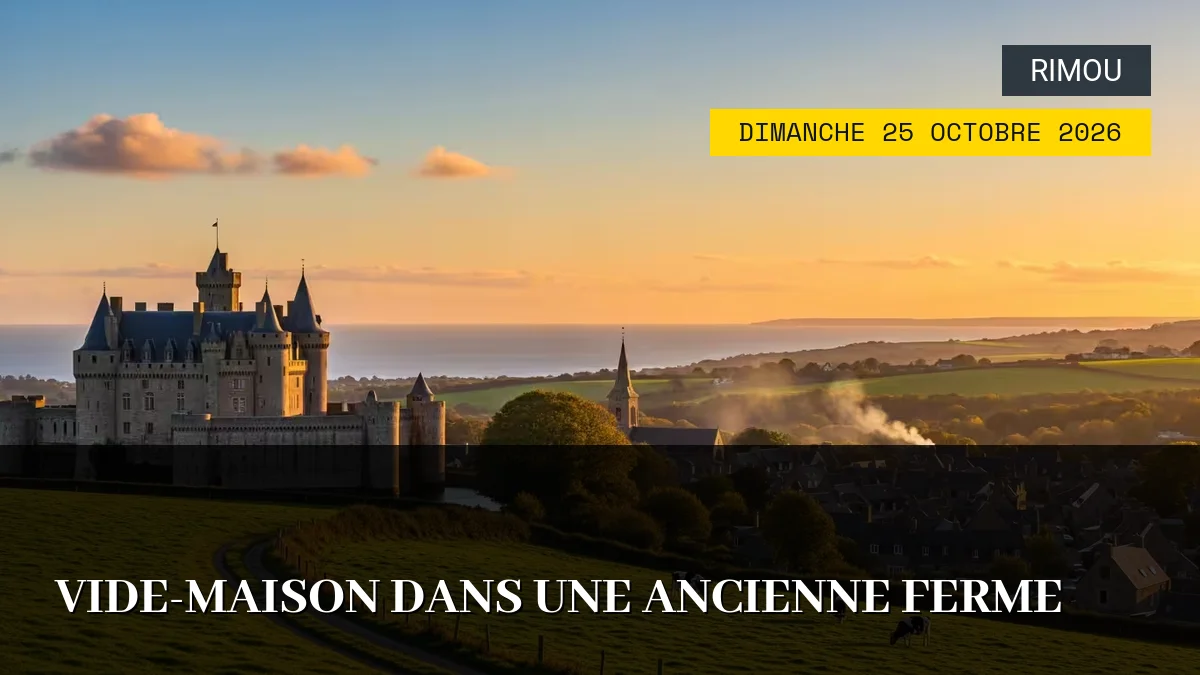 Affiche de l'événement : Vide-Maison dans une Ancienne Ferme – Dimanche 25 Octobre 2026
