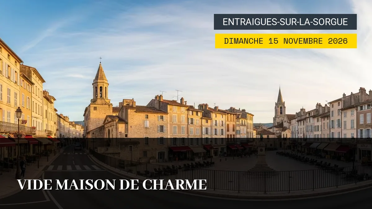 Affiche de l'événement : Vide Maison de Charme – Dimanche 15 Novembre 2026