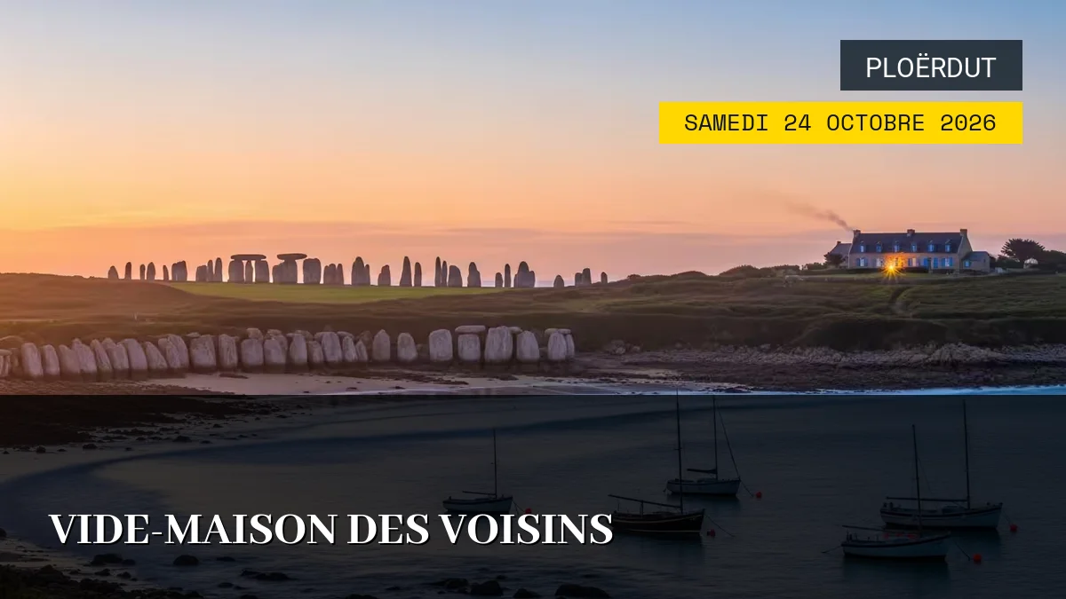 Affiche de l'événement : Vide-Maison des Voisins – Samedi 24 Octobre 2026