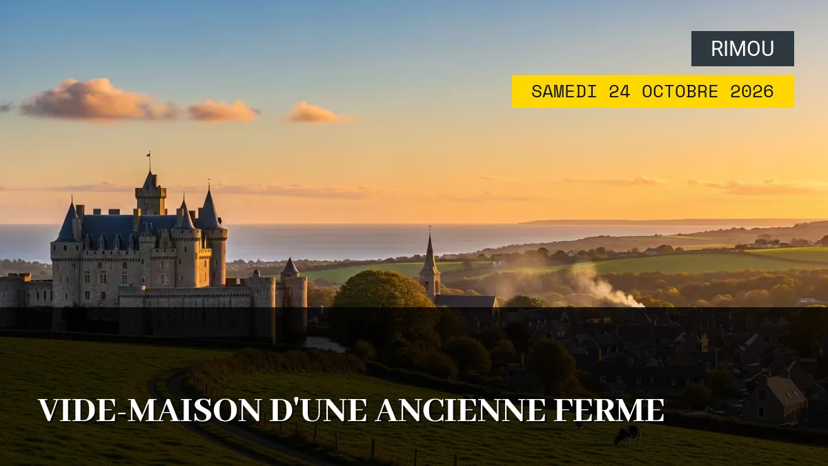 Affiche de l'événement : Vide-Maison d&rsquo;une Ancienne Ferme – Samedi 24 Octobre 2026