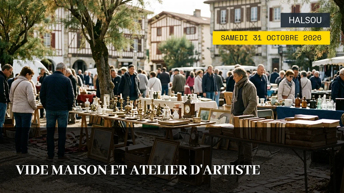 Affiche de l'événement : Vide Maison et Atelier d&rsquo;Artiste — Du Samedi 31 Octobre 2026 au Dimanche 1 Novembre 2026