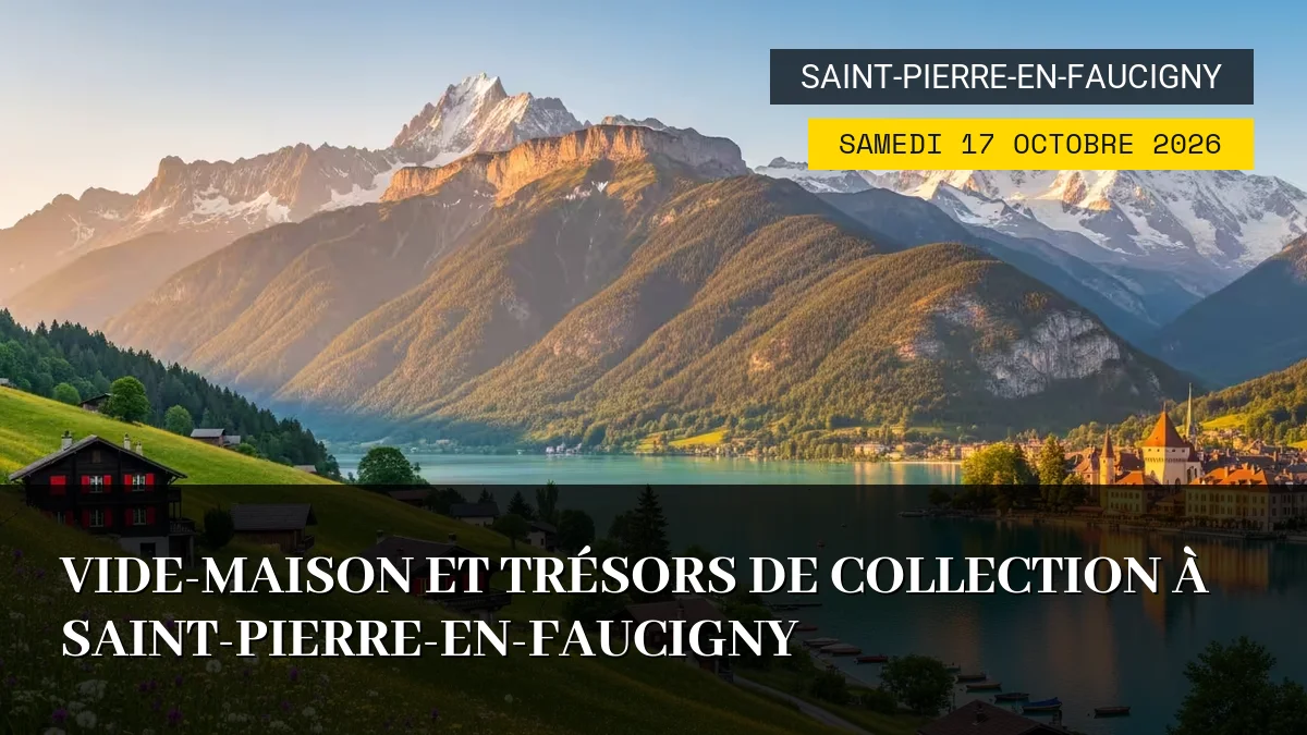 Affiche de l'événement : Vide-Maison et Trésors de Collection à Saint-Pierre-en-Faucigny – Samedi 17 Octobre 2026