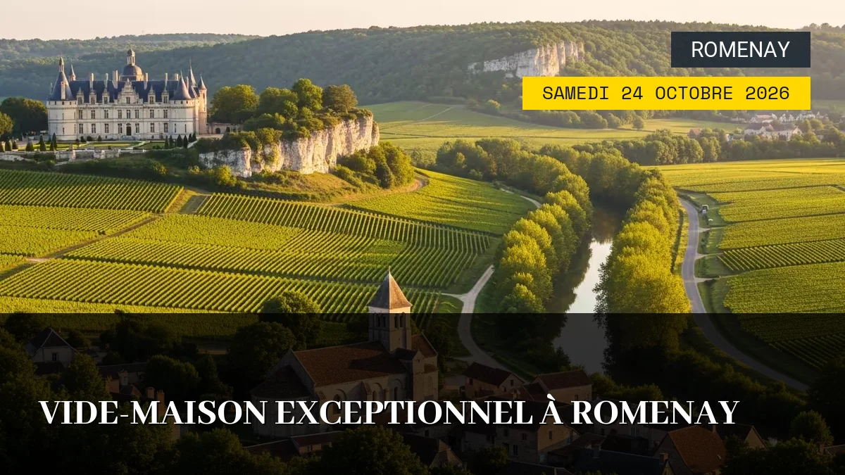 Affiche de l'événement : Vide-Maison Exceptionnel à Romenay – Samedi 24 Octobre 2026