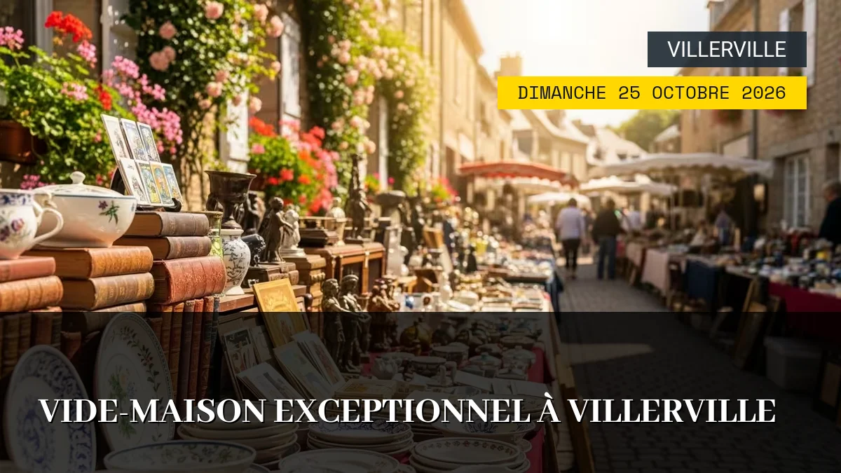 Affiche de l'événement : Vide-maison exceptionnel à Villerville – Dimanche 25 Octobre 2026