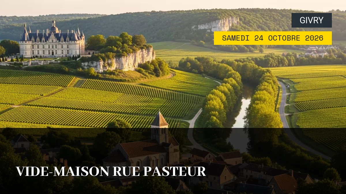Affiche de l'événement : Vide-maison Rue Pasteur – Samedi 24 Octobre 2026