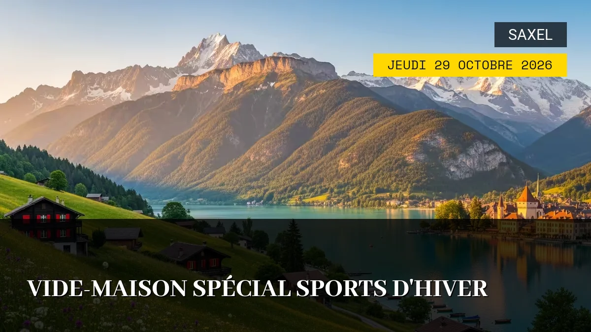 Affiche de l'événement : Vide-Maison Spécial Sports d&rsquo;Hiver – Jeudi 29 Octobre 2026