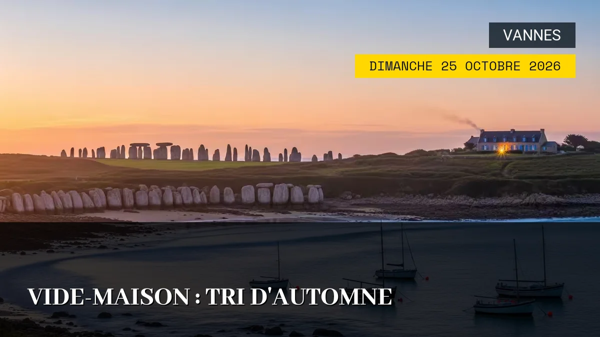 Affiche de l'événement : Vide-Maison : Tri d&rsquo;Automne – Dimanche 25 Octobre 2026