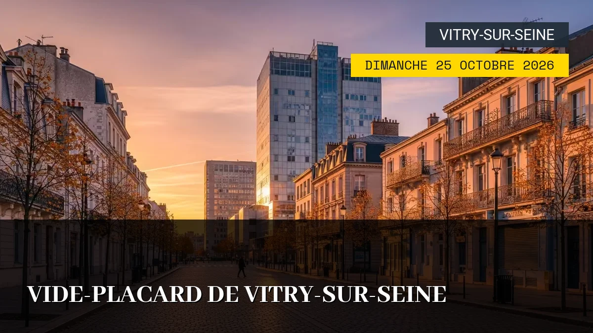 Affiche de l'événement : Vide-Placard de Vitry-sur-Seine – Dimanche 25 Octobre 2026