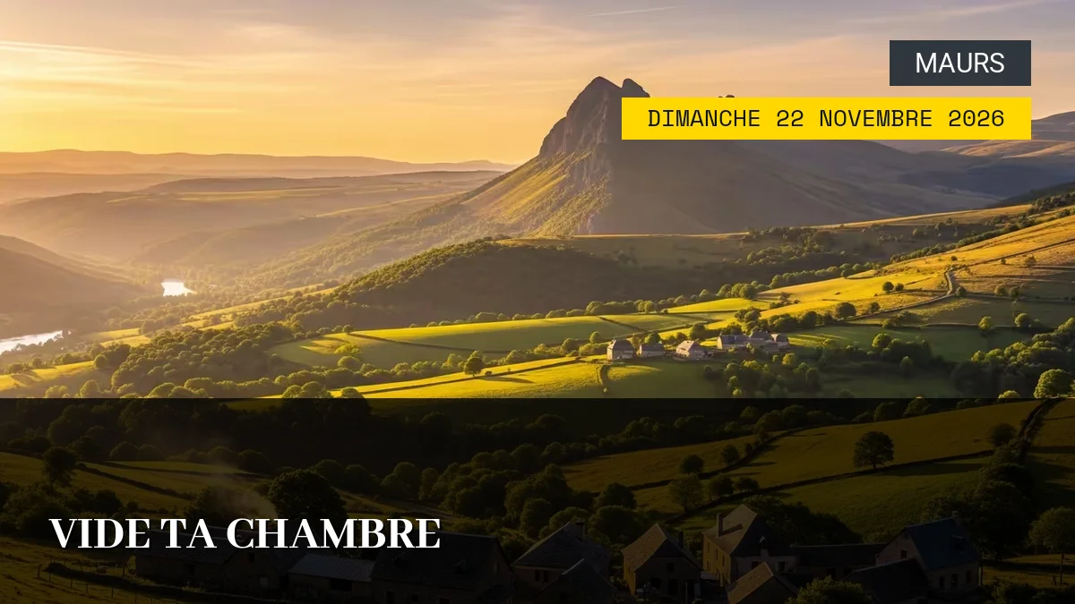Affiche de l'événement : Vide ta Chambre – Dimanche 22 Novembre 2026
