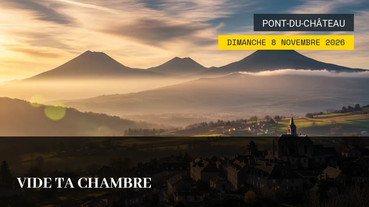 Affiche de l'événement : Vide Ta Chambre – Dimanche 8 Novembre 2026