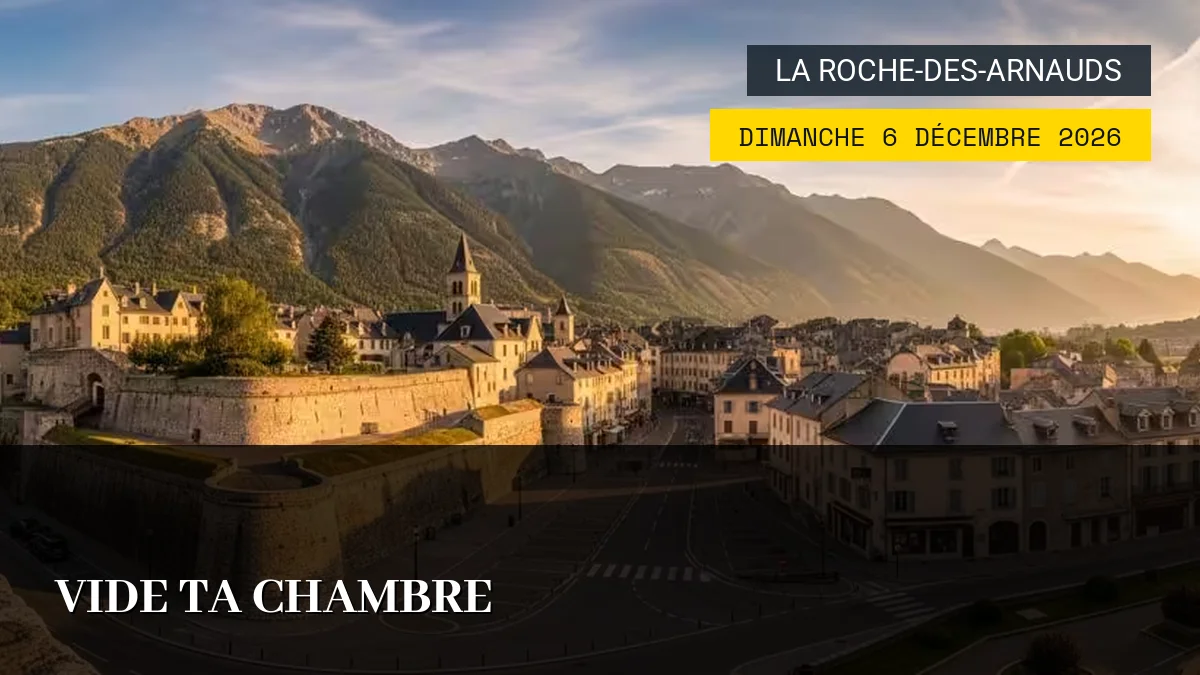 Affiche de l'événement : Vide ta Chambre – Dimanche 6 Décembre 2026