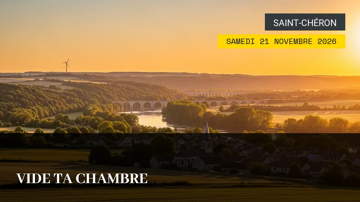Affiche de l'événement : Vide ta Chambre – Samedi 21 Novembre 2026