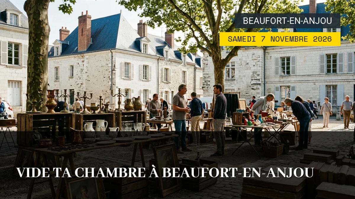 Affiche de l'événement : Vide ta Chambre à Beaufort-en-Anjou – Samedi 7 Novembre 2026