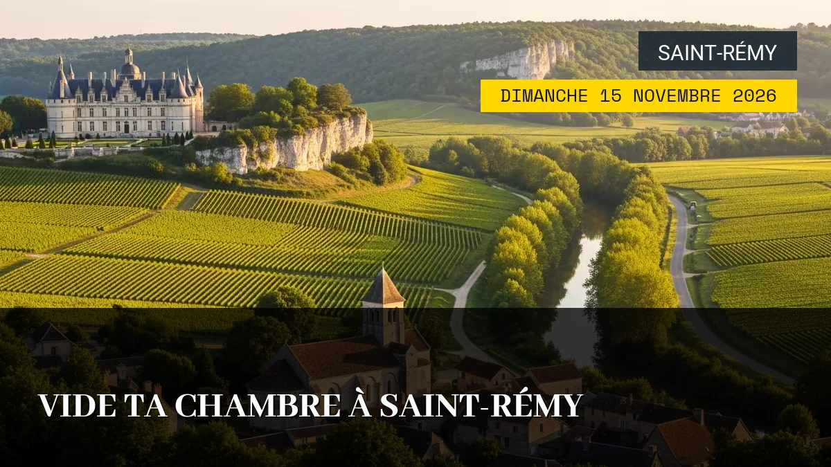 Affiche de l'événement : Vide Ta Chambre à Saint-Rémy – Dimanche 15 Novembre 2026