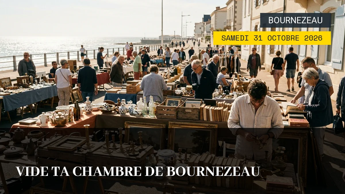 Affiche de l'événement : Vide Ta Chambre de Bournezeau – Samedi 31 Octobre 2026