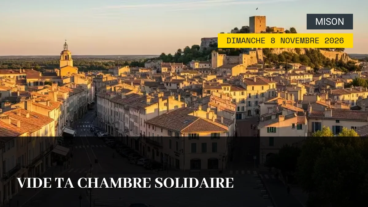 Affiche de l'événement : Vide ta Chambre Solidaire – Dimanche 8 Novembre 2026