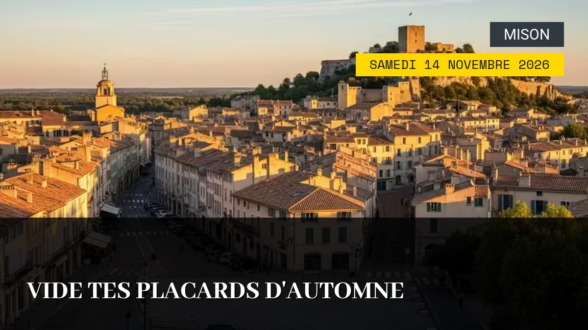 Affiche de l'événement : Vide Tes Placards d&rsquo;Automne – Samedi 14 Novembre 2026