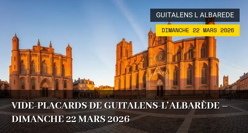 Affiche de l'événement : Vide-placards de Guitalens-L&rsquo;Albarède – Dimanche 22 Mars 2026