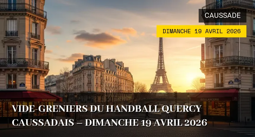 Affiche de l'événement : Vide-grenier de Caussade