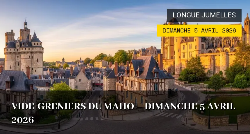 Affiche de l'événement : Vide-greniers du Maho – Dimanche 5 Avril 2026