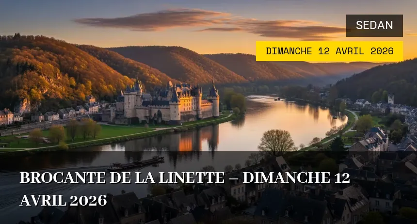 Affiche de l'événement : Brocante de la Linette – Dimanche 12 Avril 2026