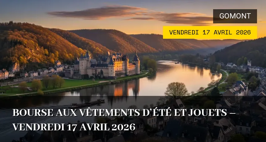 Affiche de l'événement : Bourse aux Vêtements d&rsquo;Été et Jouets – Vendredi 17 Avril 2026