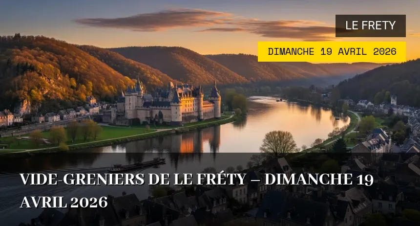 Affiche de l'événement : Vide-greniers de Le Fréty – Dimanche 19 Avril 2026
