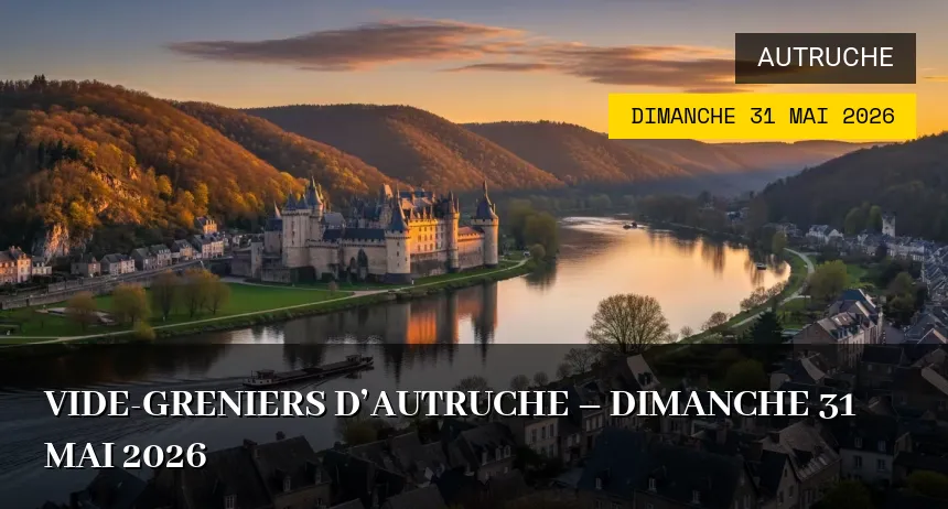 Affiche de l'événement : Vide-greniers d&rsquo;Autruche – Dimanche 31 Mai 2026