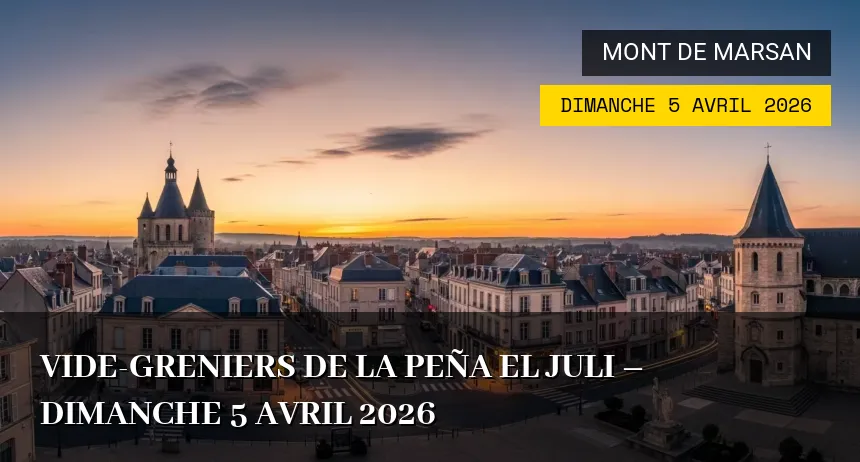 Affiche de l'événement : Vide-greniers de la Peña El Juli – Dimanche 5 Avril 2026