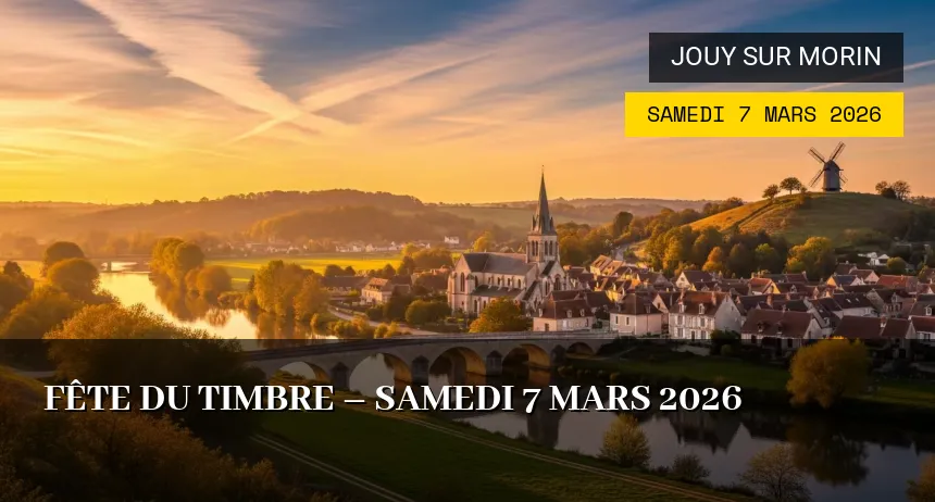 Affiche de l'événement : Fête du Timbre – Samedi 7 Mars 2026