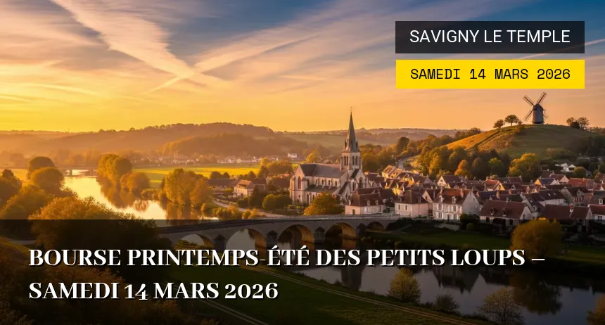 Affiche de l'événement : Bourse Printemps-Été Des Petits Loups – Samedi 14 Mars 2026