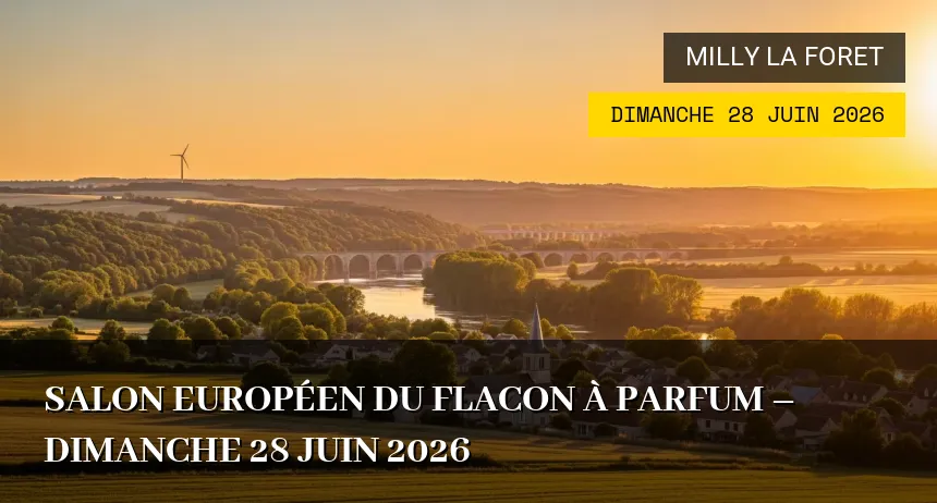 Affiche de l'événement : Salon Européen du Flacon à Parfum – Dimanche 28 Juin 2026