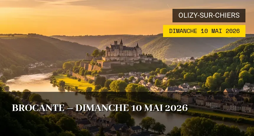 Affiche de l'événement : Brocante – Dimanche 10 Mai 2026