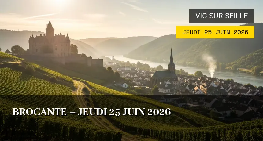 Affiche de l'événement : Brocante – Jeudi 25 Juin 2026