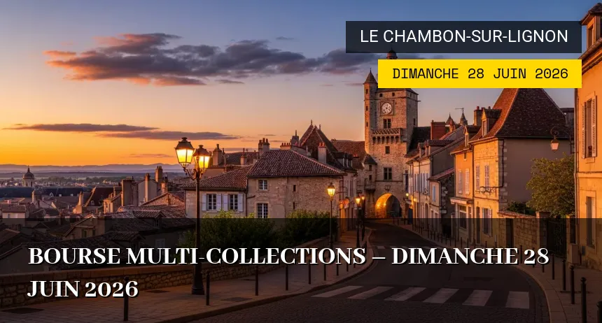Affiche de l'événement : Bourse multi-collections – Dimanche 28 Juin 2026