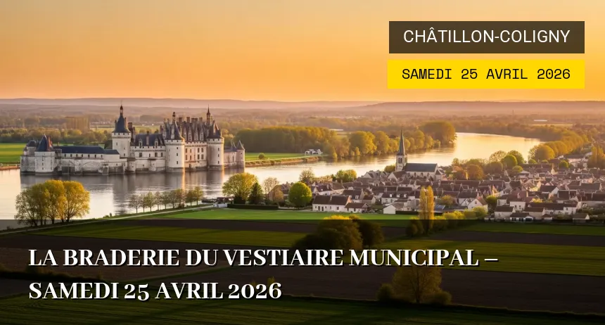 Affiche de l'événement : La Braderie du vestiaire municipal – Samedi 25 Avril 2026