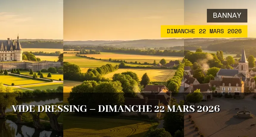 Affiche de l'événement : Vide dressing – Dimanche 22 Mars 2026
