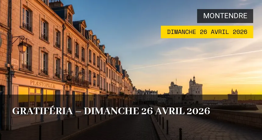 Affiche de l'événement : Gratiféria – Dimanche 26 Avril 2026