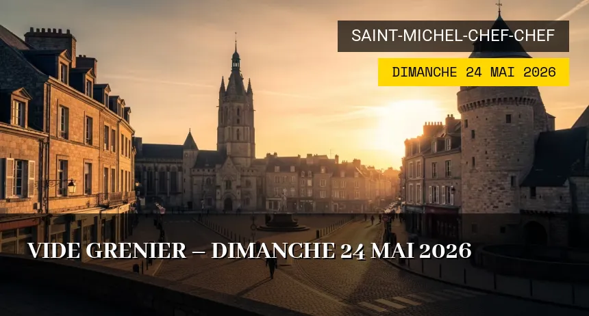 Affiche de l'événement : Vide grenier – Dimanche 24 Mai 2026