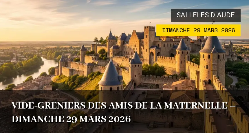 Affiche de l'événement : Vide-greniers des Amis de la Maternelle – Dimanche 29 Mars 2026