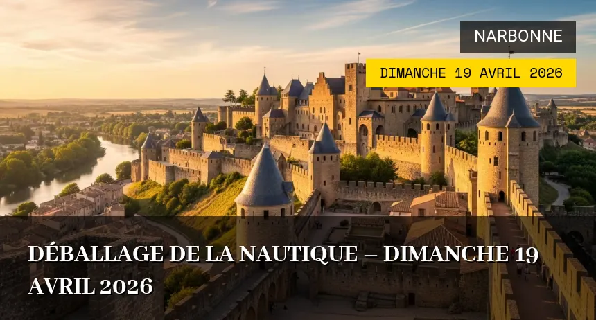 Affiche de l'événement : Déballage de La Nautique – Dimanche 19 Avril 2026