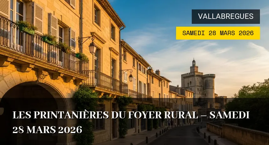 Affiche de l'événement : Les Printanières du Foyer Rural – Samedi 28 Mars 2026