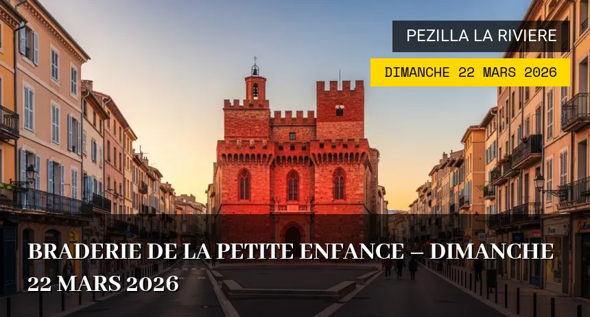Affiche de l'événement : Braderie de la Petite Enfance – Dimanche 22 Mars 2026