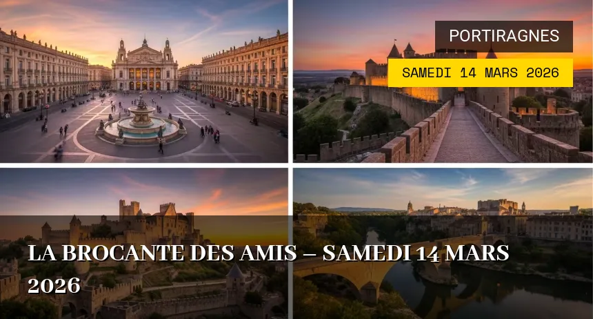 Affiche de l'événement : La Brocante des Amis – Samedi 14 Mars 2026