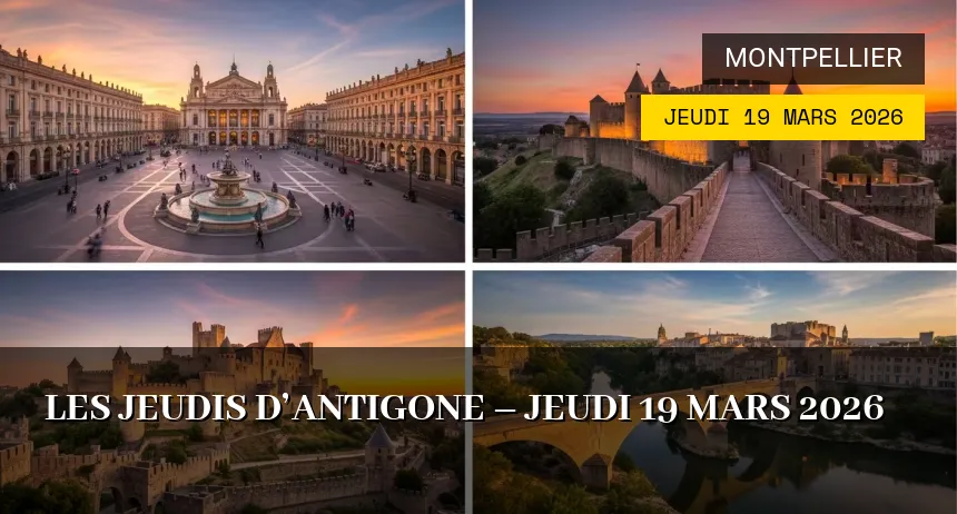 Affiche de l'événement : Les Jeudis d&rsquo;Antigone – Jeudi 19 Mars 2026