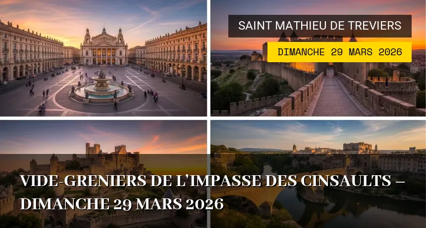 Affiche de l'événement : Vide-greniers de l&rsquo;impasse des Cinsaults – Dimanche 29 Mars 2026