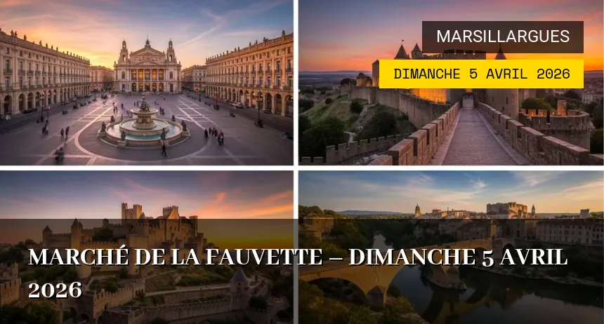 Affiche de l'événement : Marché de la Fauvette – Dimanche 5 Avril 2026