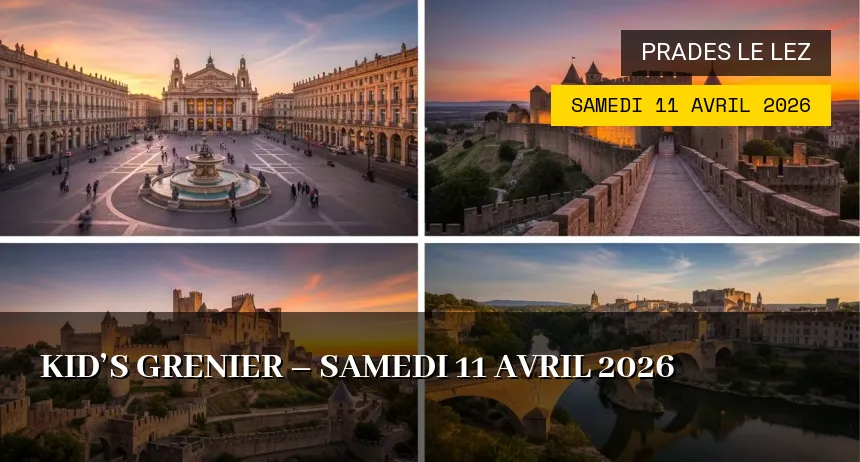 Affiche de l'événement : Kid&rsquo;s Grenier – Samedi 11 Avril 2026