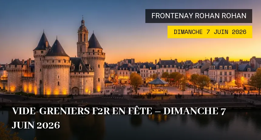 Affiche de l'événement : Vide-greniers F2R en Fête – Dimanche 7 Juin 2026